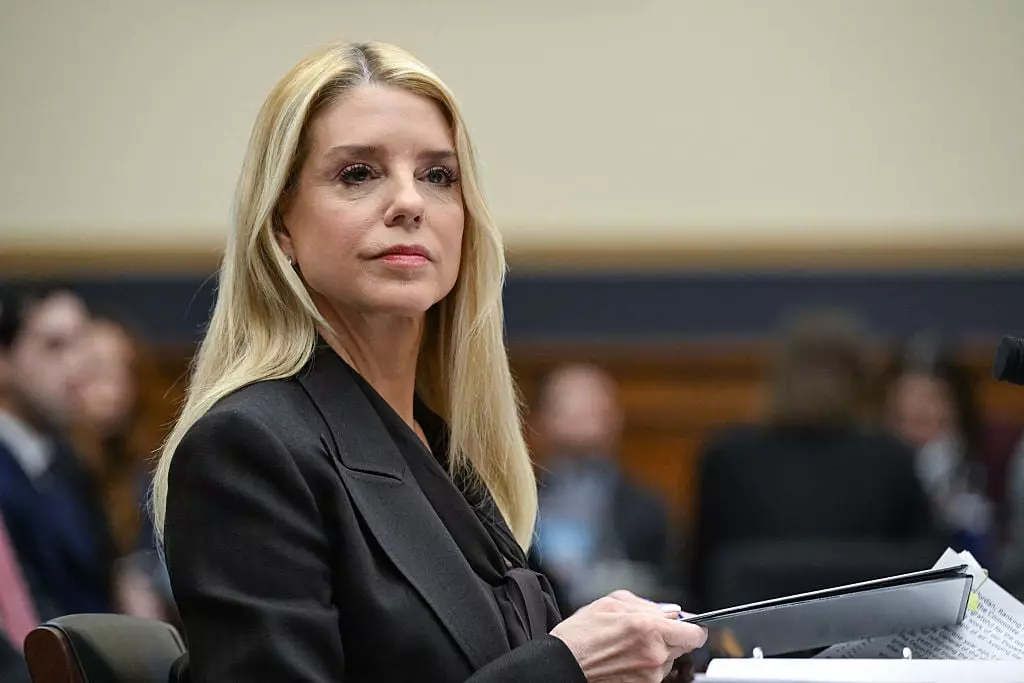 Pam Bondi released the letter on February 14 (ROBERTO SCHMIDT / AFP via Getty Images)