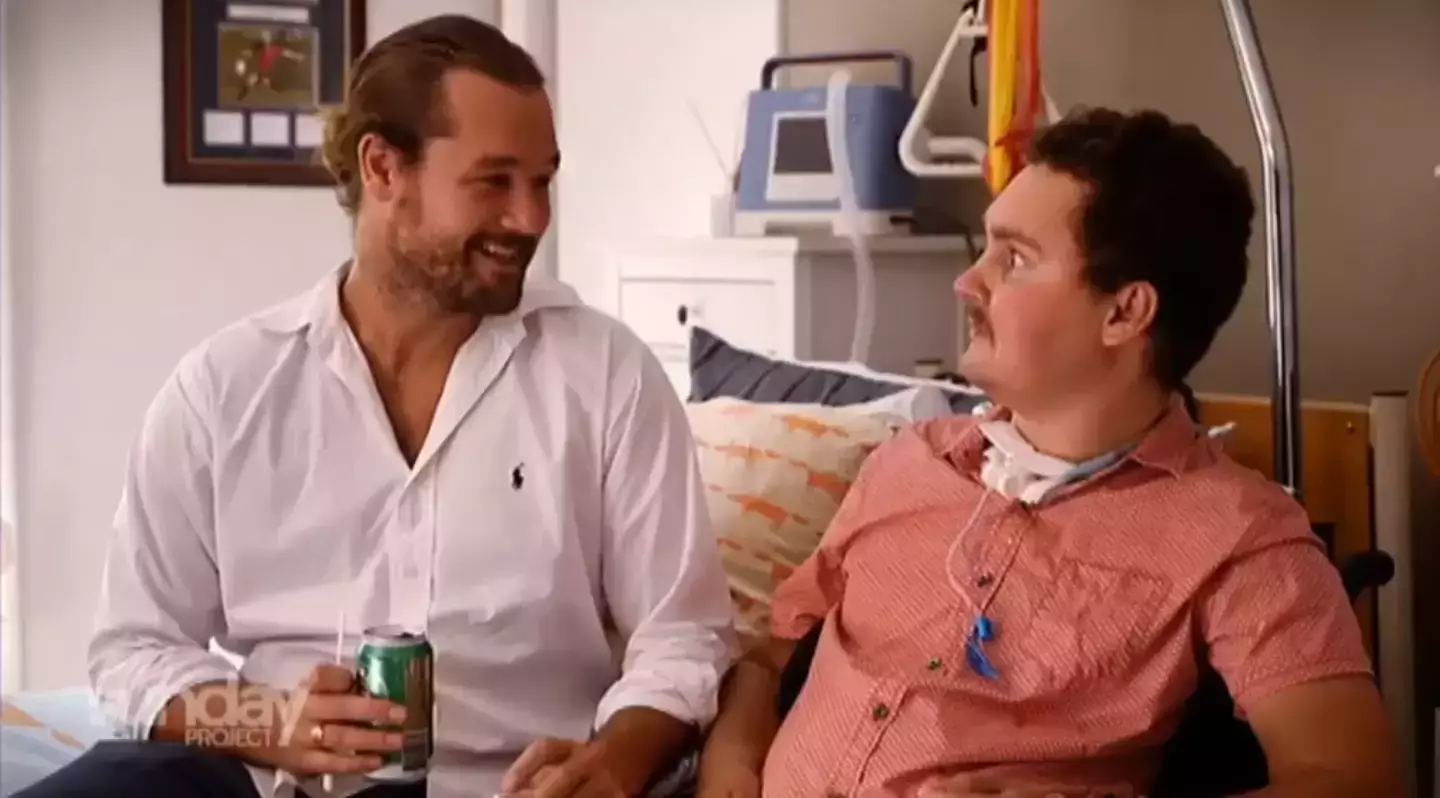 Sam's family do not hold anything against his friends for the incident (TheProjectTV)