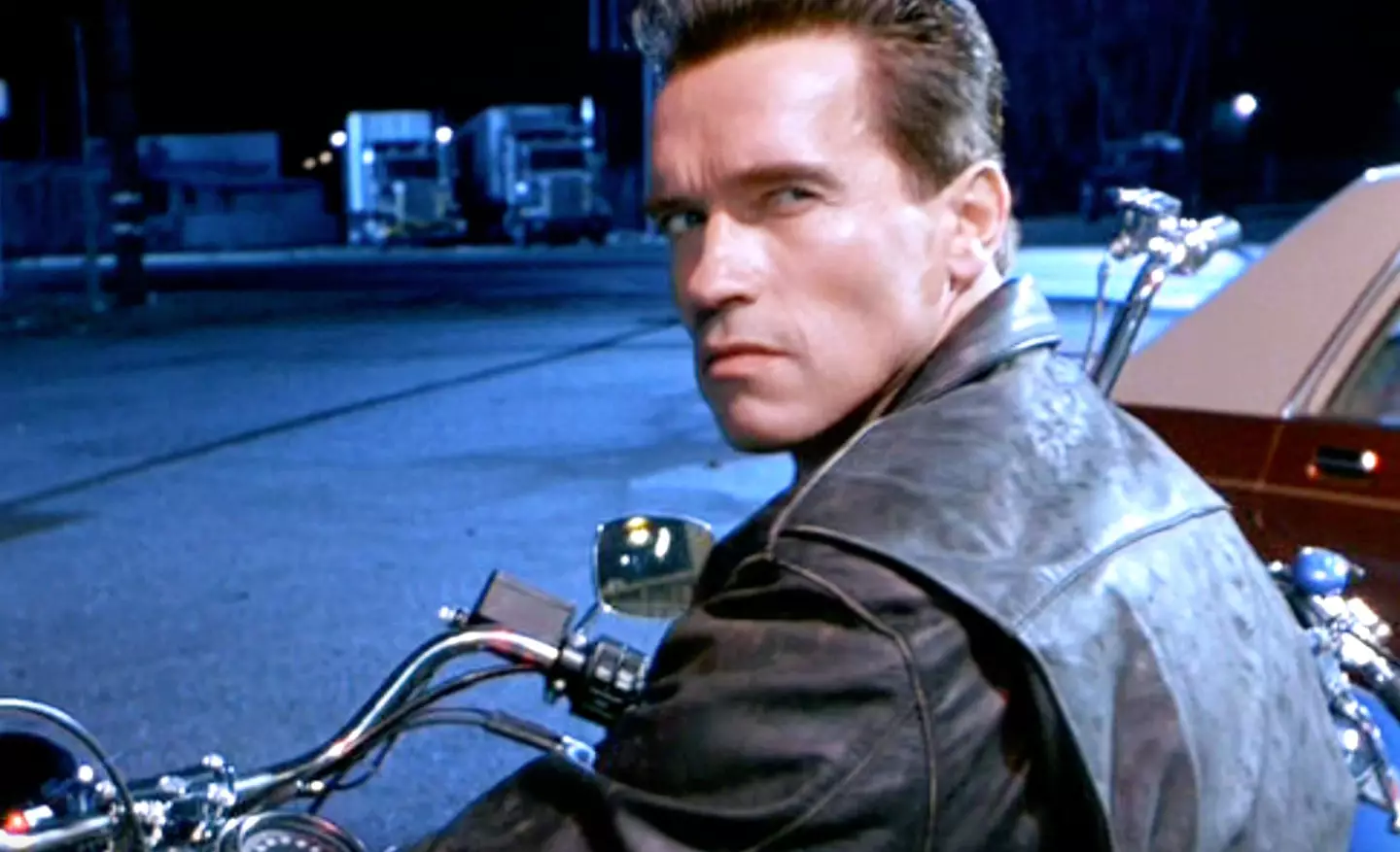 Arnold Schwarzenegger in Terminator 2: Judgment Day (1991).