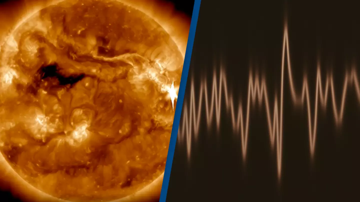 Blackout caused by the strongest solar flare in 6 years created 'creepy' radio signal