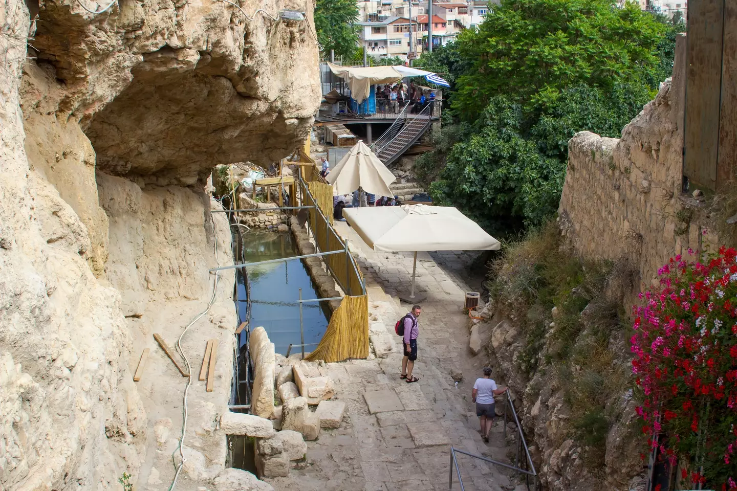 The Biblical site is in the process of being excavated.