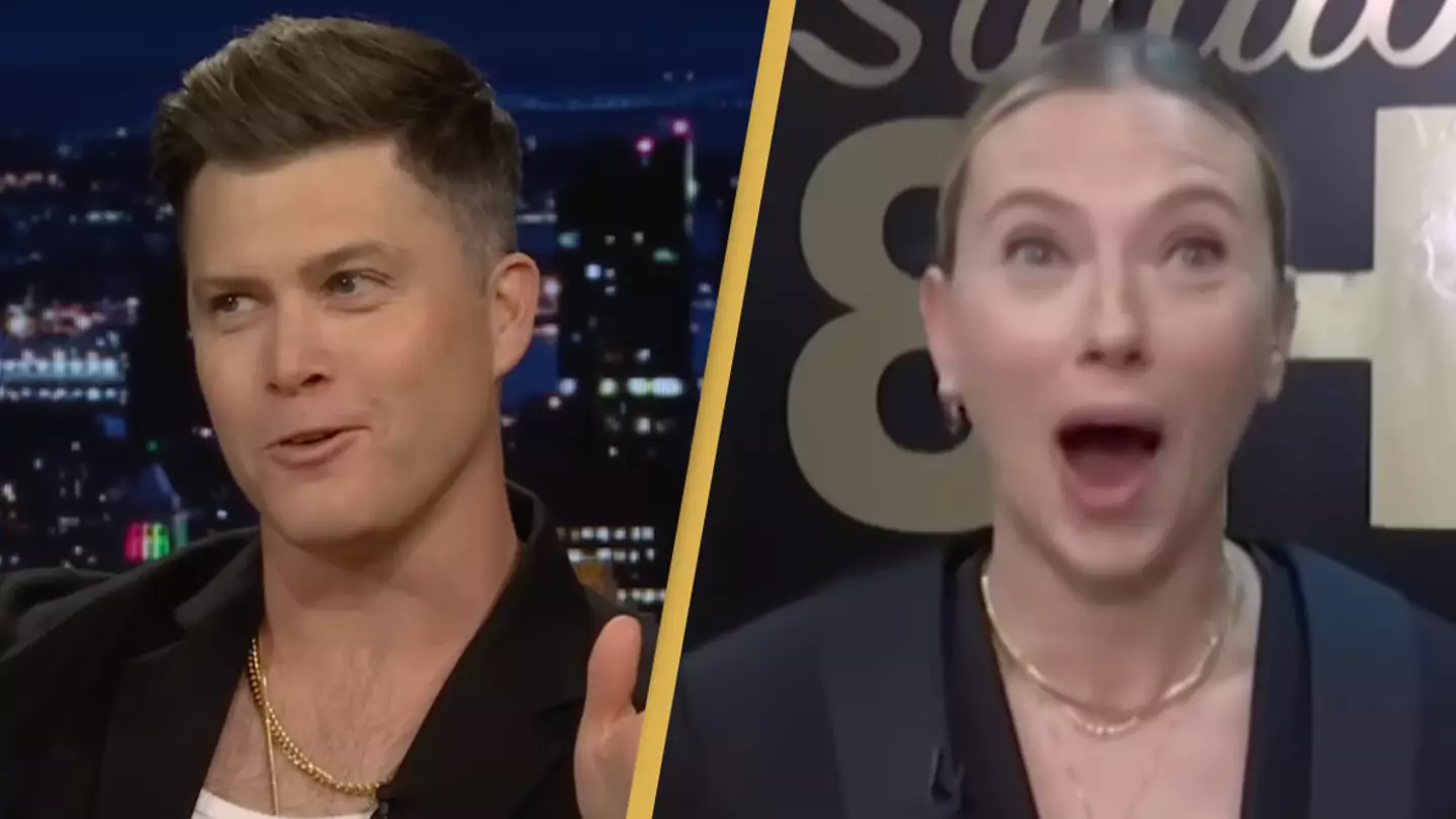 Colin Jost reveals wife Scarlett Johansson's real reaction to NSFW 'roast beef' joke on SNL