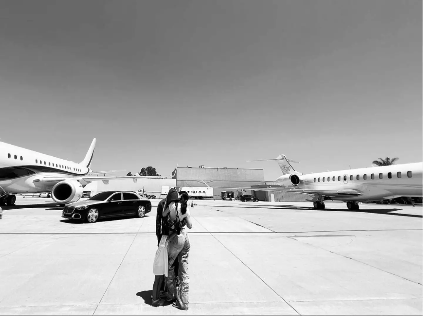 Kylie Jenner posted the photo of her and Travis Scott over the weekend.