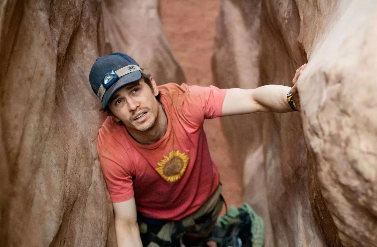 James Franco as Aron in 127 Hours.