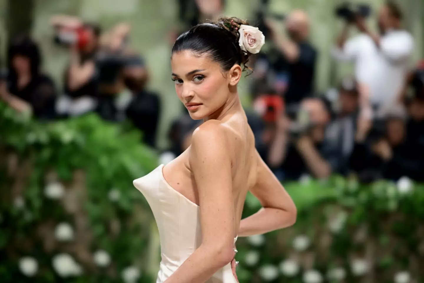 Kylie denied she'd had a breast augmentation for years (Dimitrios Kambouris/Getty Images for The Met Museum/Vogue)