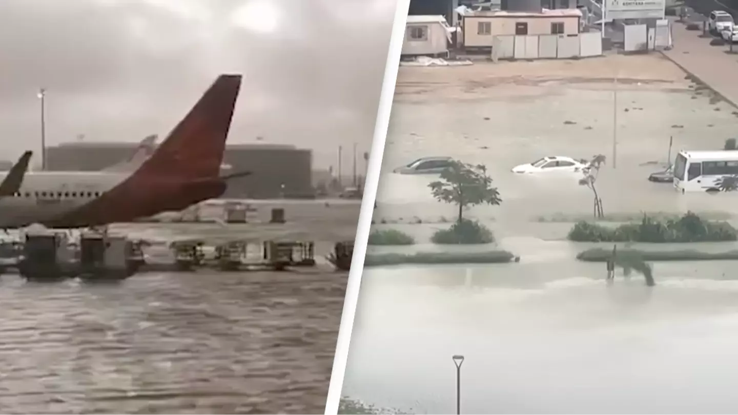 Shocking footage has people comparing Dubai to ‘apocalyptic movie’ after its heaviest rainfall in 75 years hits