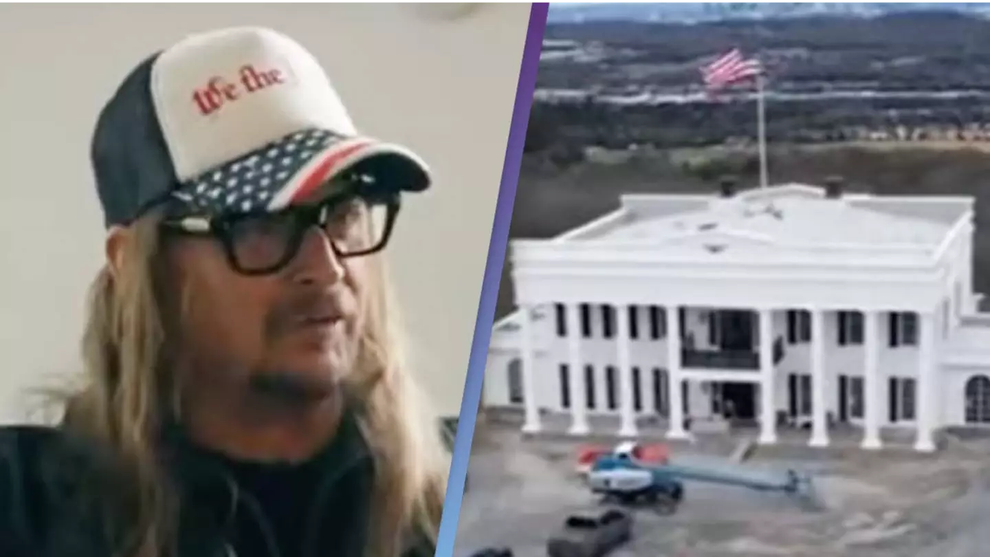 Inside Kid Rock's new home he built to look like The White House