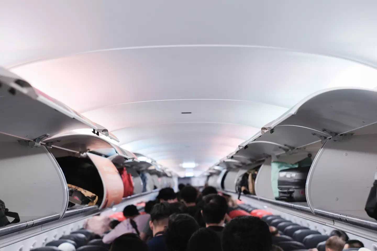 There are concerns that those who board last won't have overhead cabin space.
