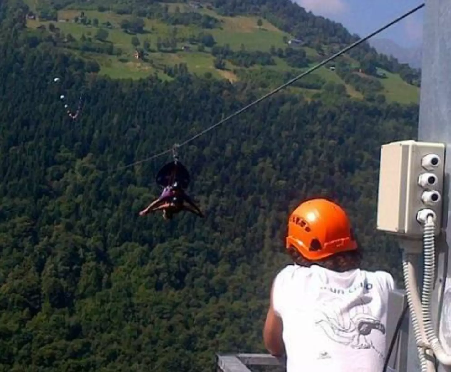 A 41-year-old woman fell to her death on Sunday morning. (Fly Emotion/Trip Advisor)