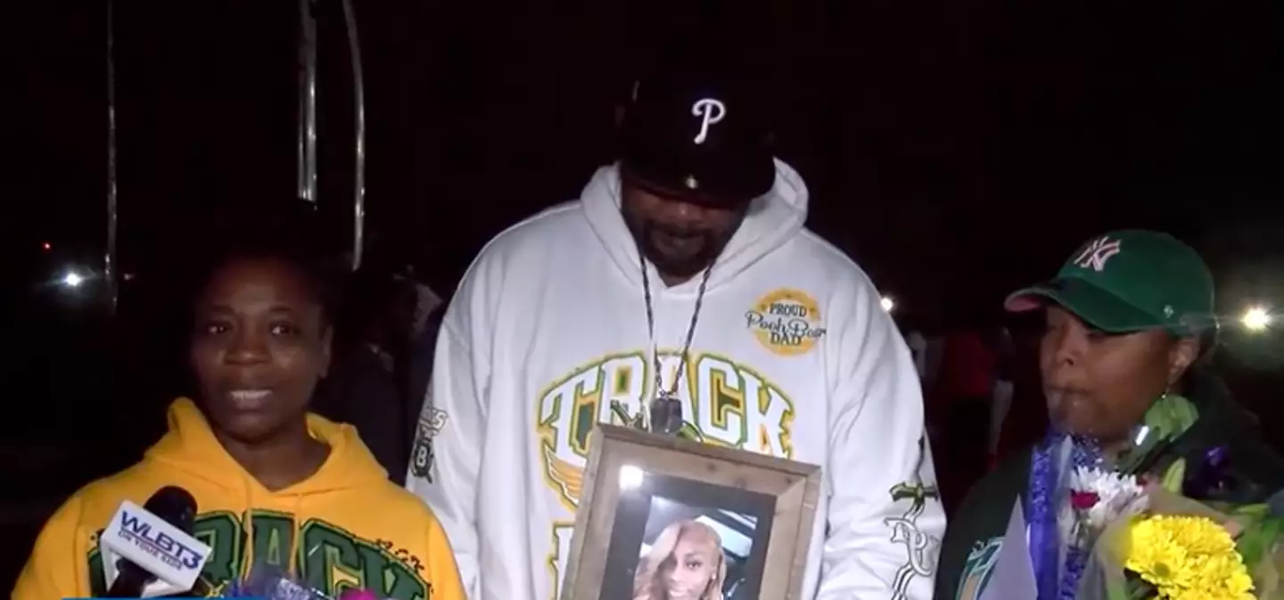 Her mom and dad attended the candlelit vigil (WLBT)