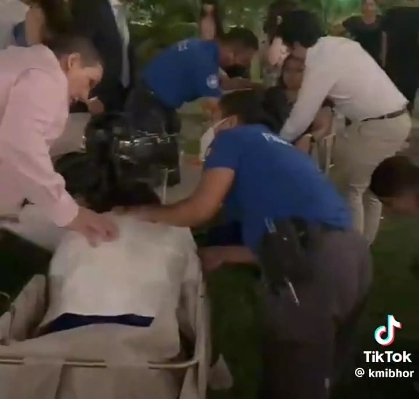 Many guests were taken to hospital. (TikTok/kmibhor)