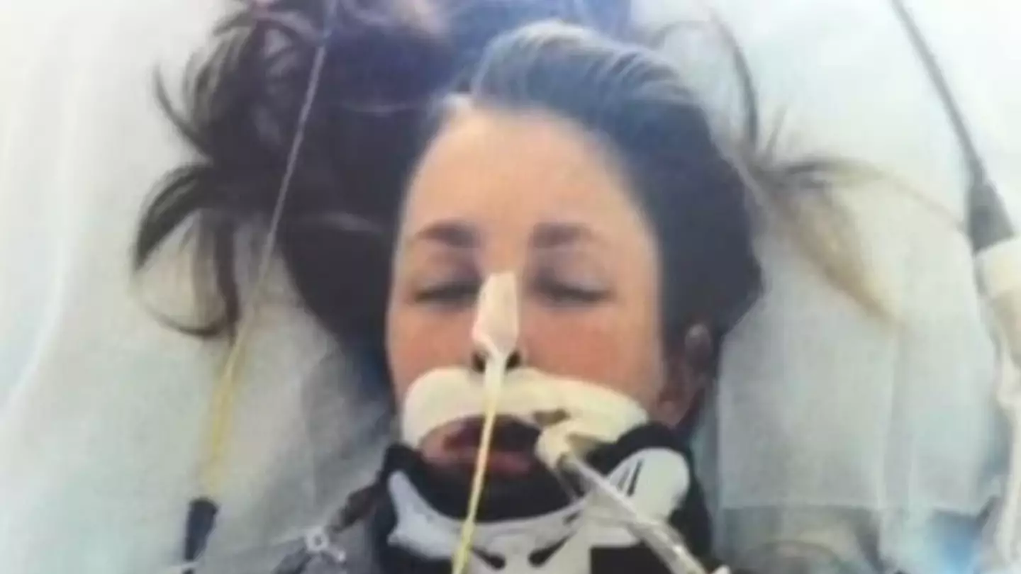 Woman cheated death after being internally decapitated in horrific car crash