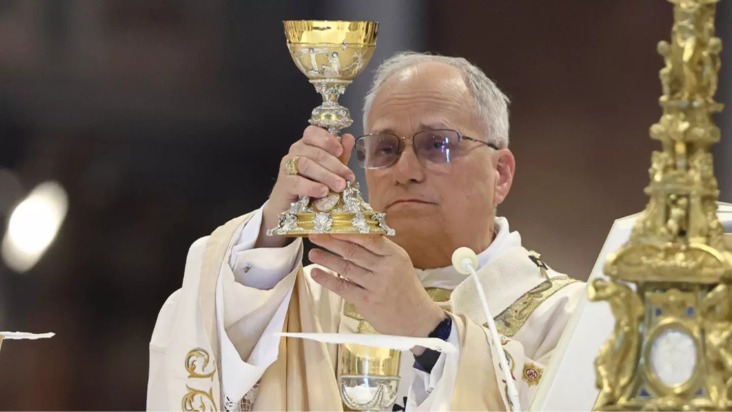 People losing it after spotting 'surreal' detail in Pope Leo's outfit during mass