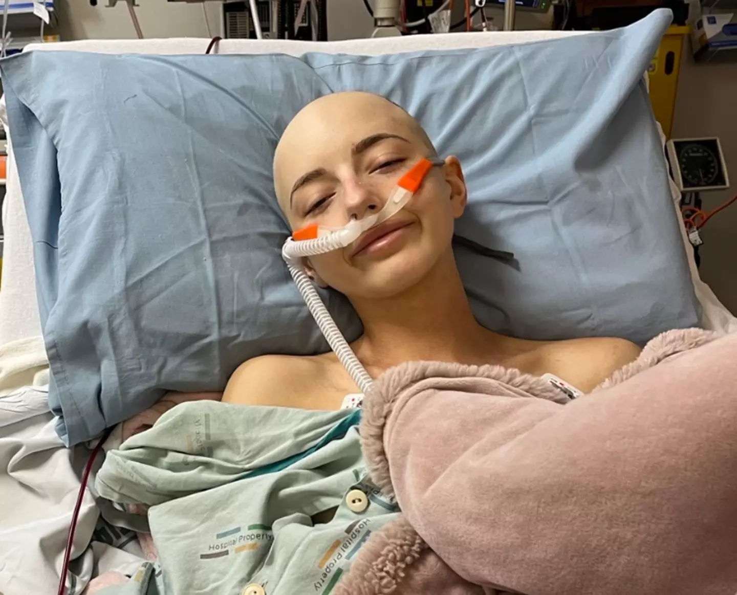 Poppy is in remission after undergoing chemotherapy.