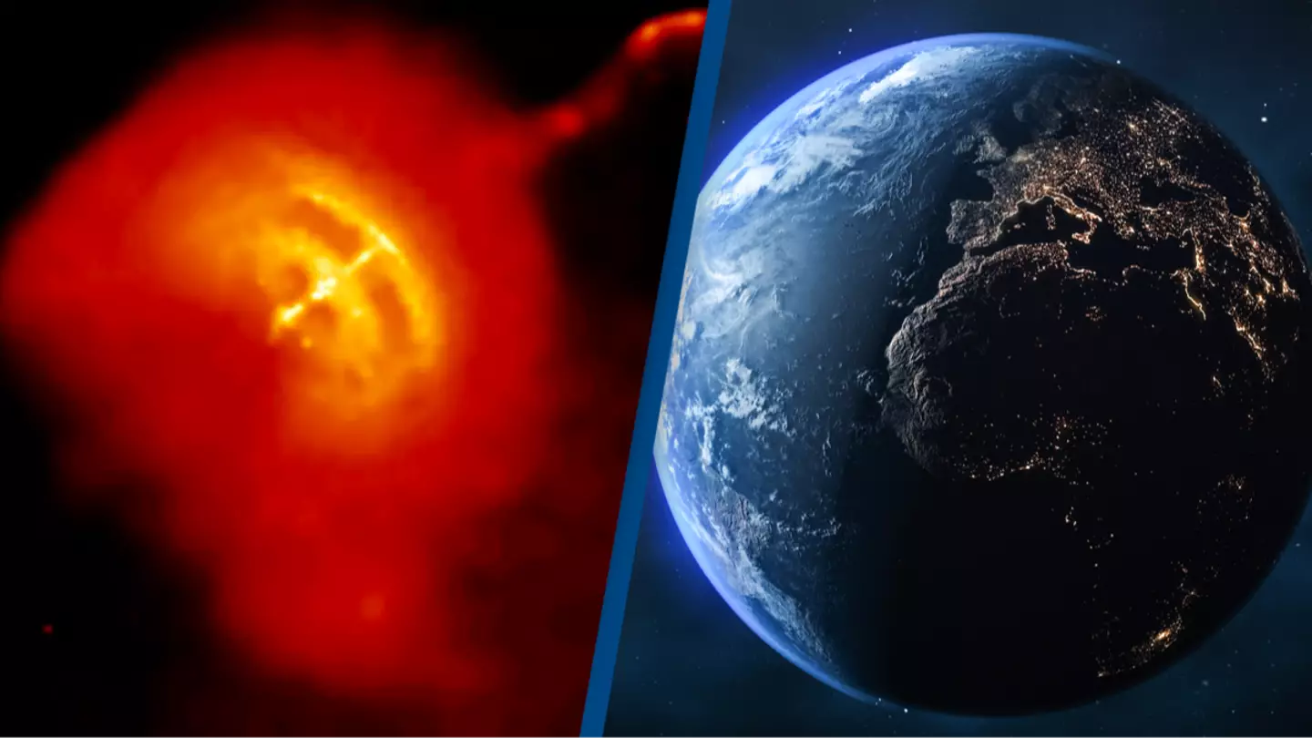 Earth hit by blast from dying star that's so powerful it has scientists baffled
