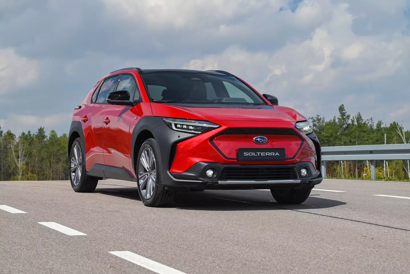 SUV Subaru Solterras are among those being recalled (Tramino/Getty Images)