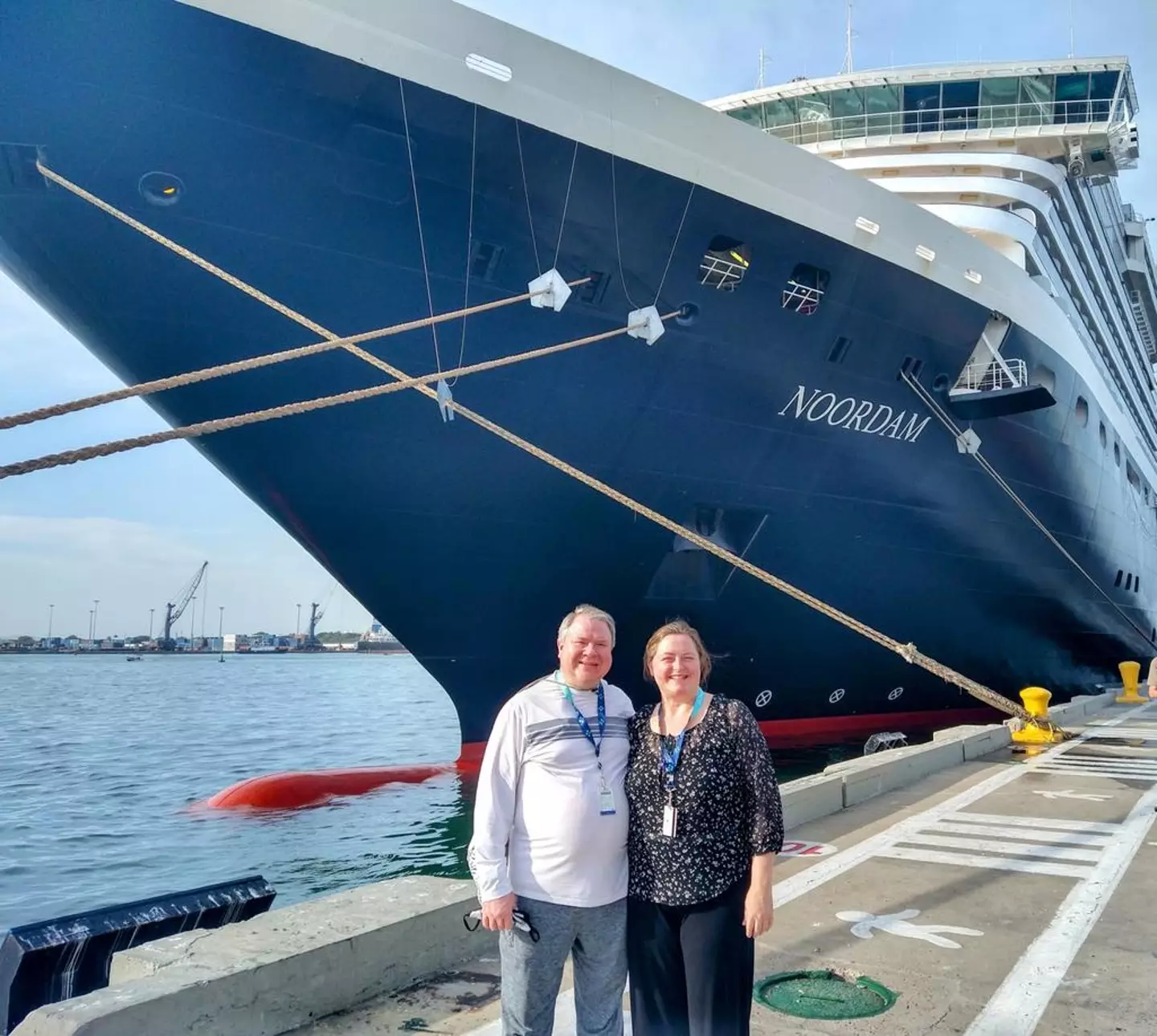 The couple found that their cruise ship lifestyle was within their retirement budget. (Angelyn Burk)