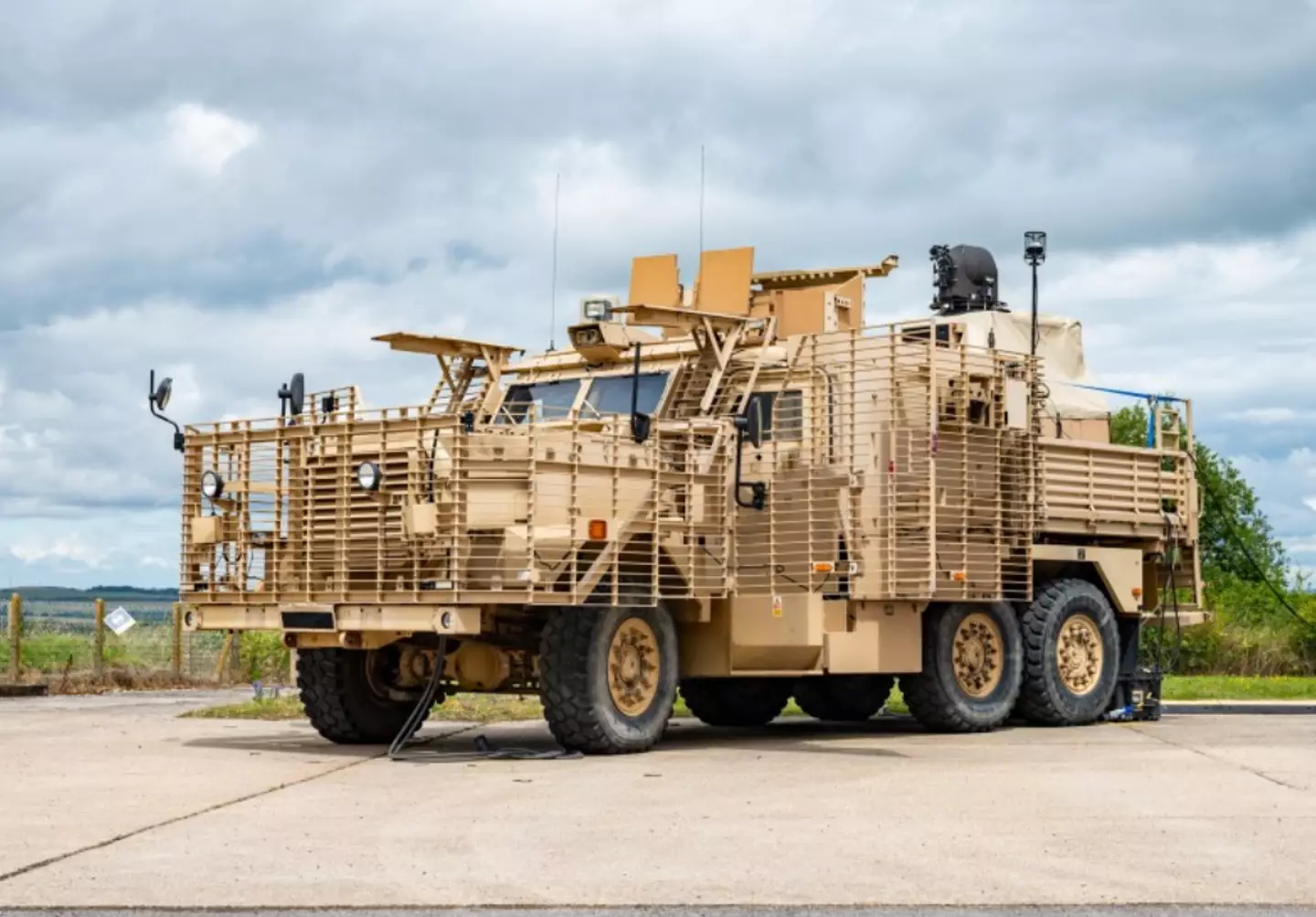 The laser has been described as a 'major step forward'. (Ministry of Defence)