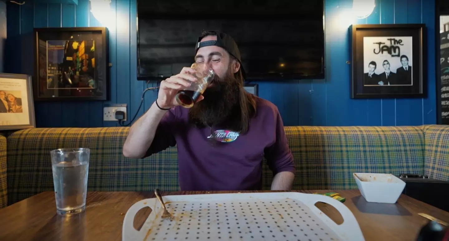 The 37-year-old streamer, who's real name is Adam Moran, has over two million subscribers on the platform and is known as a professional competitive eater from Yorkshire.