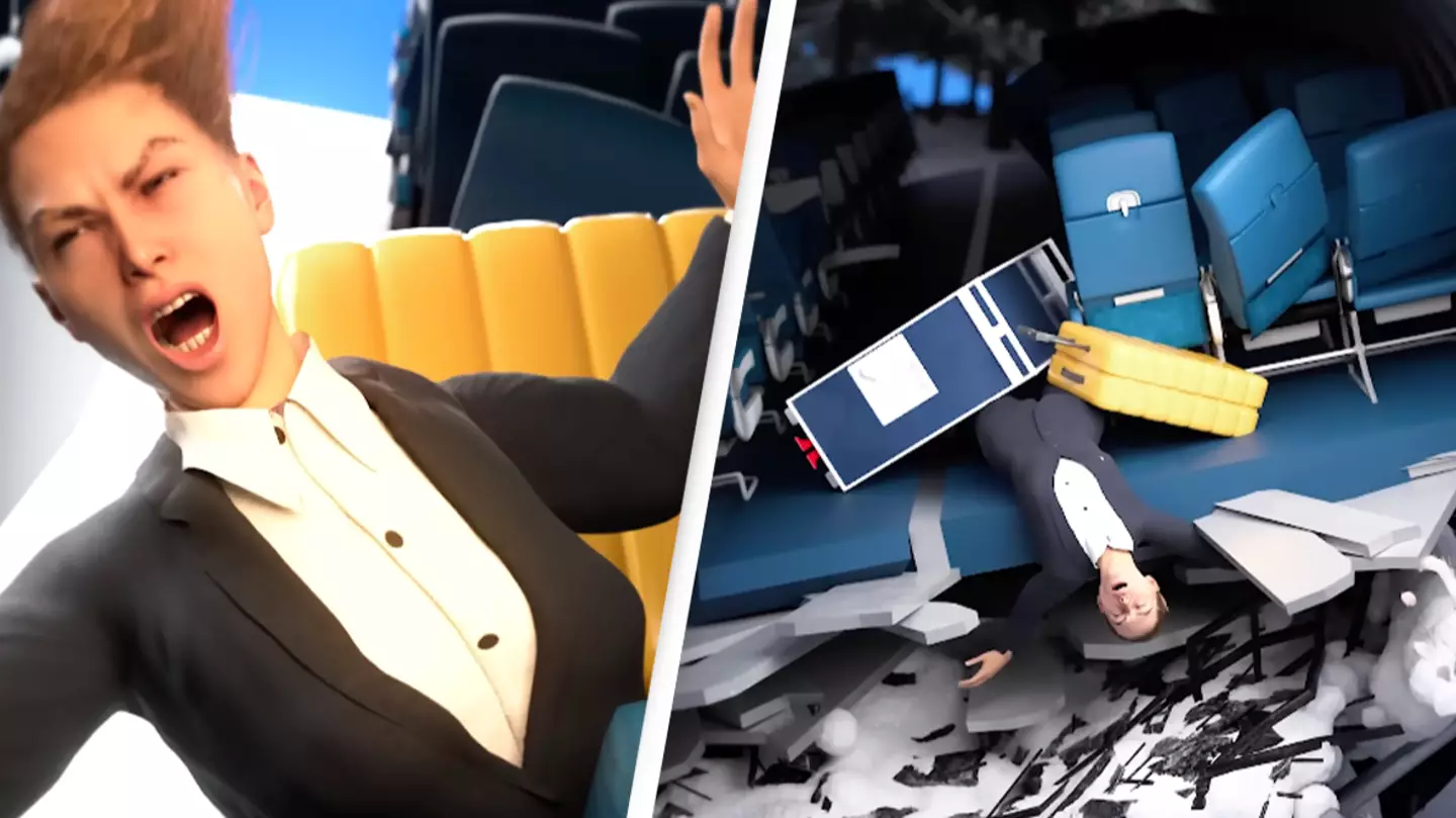 Horrifying simulation reveals how woman survived 33,000-foot fall against all odds