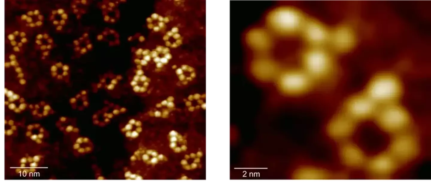 The X-ray technique revealed six rubidium atoms and an iron atom (Ajayi et al., Nature)