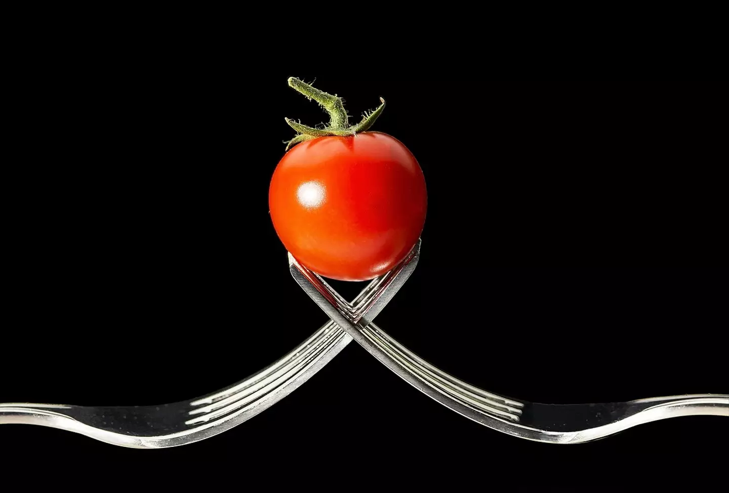 A tomato was grown in space.