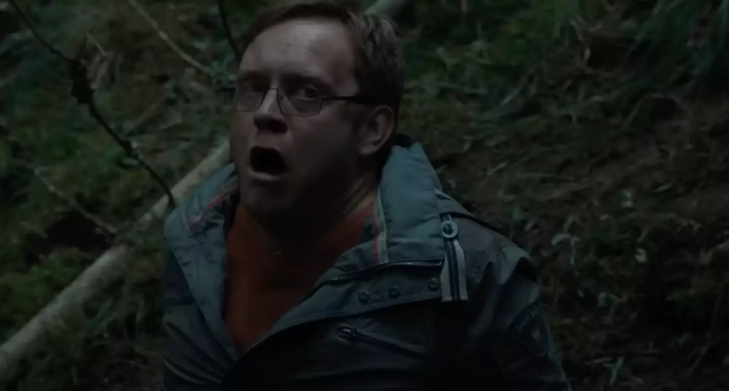 Understandable reaction to the things that happen in this film. (Netflix)