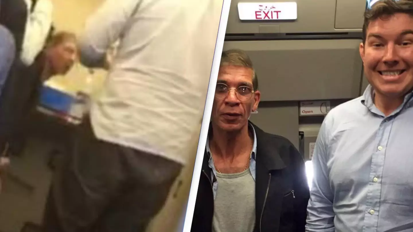 Unearthed footage shows surreal moment man asked plane hijacker for 'selfie'