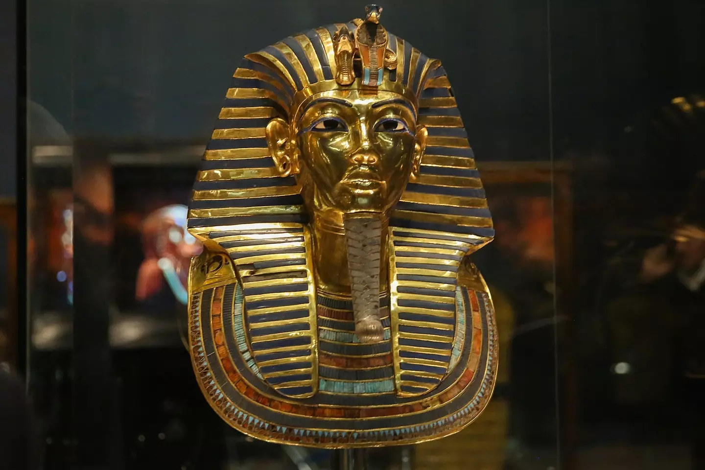 The death mask of Tutankhamun. (Mostafa Elshemy/Anadolu Agency/Getty Images)