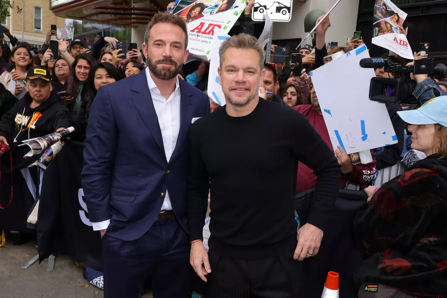 Ben Affleck and Matt Damon have been accused of historic stalking.