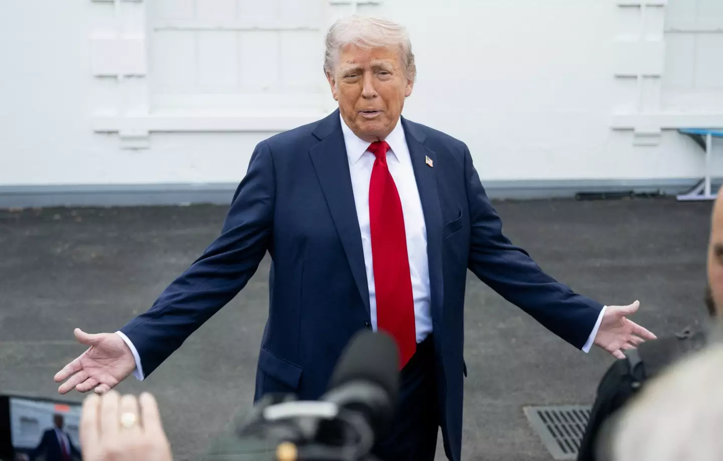 Trump has repeatedly defended his economic plans against sceptics(SAUL LOEB / AFP)