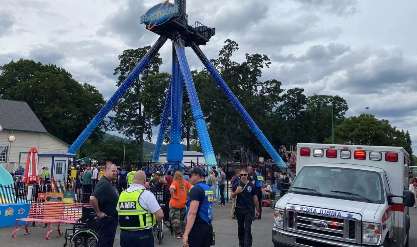 Emergency services were called. (X/@PDXFire)