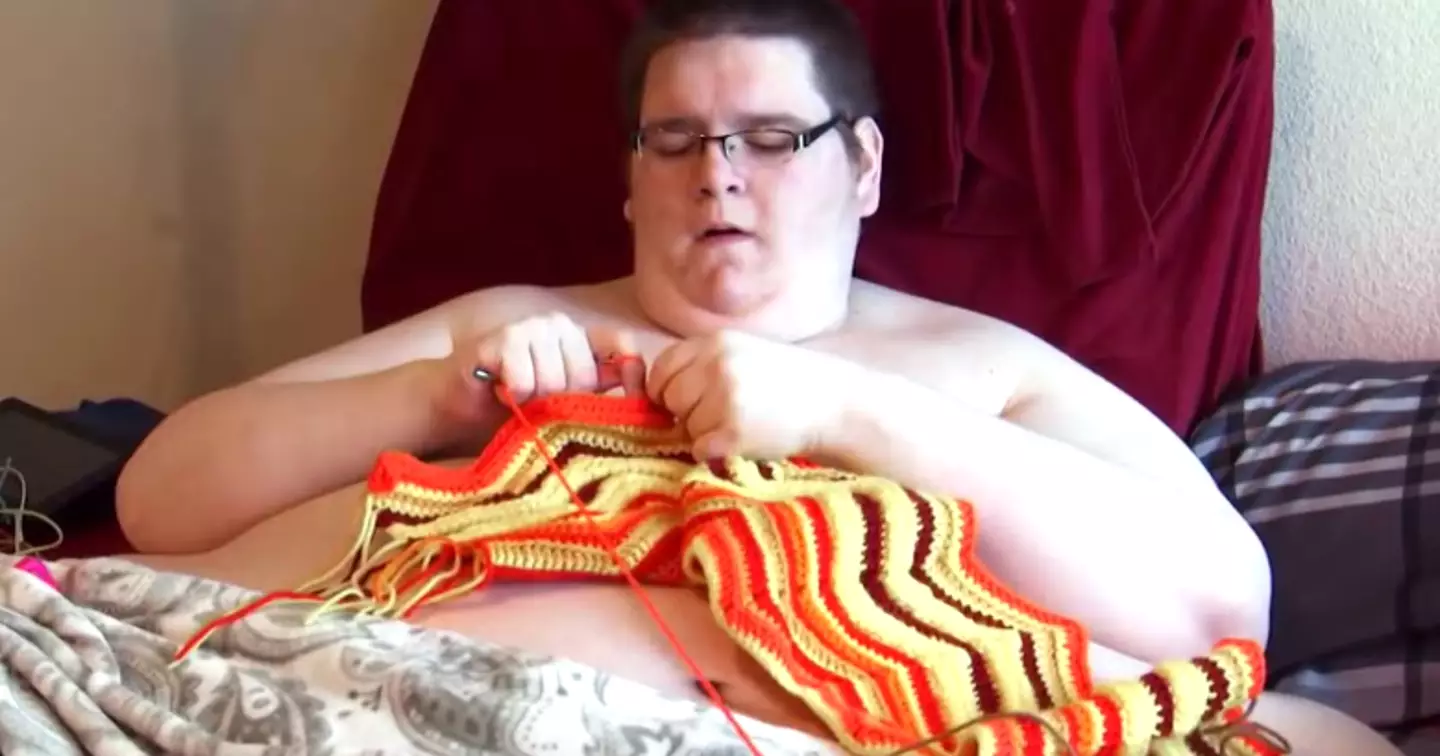 Sean Milliken took up knitting as he lay bedridden (TLC)