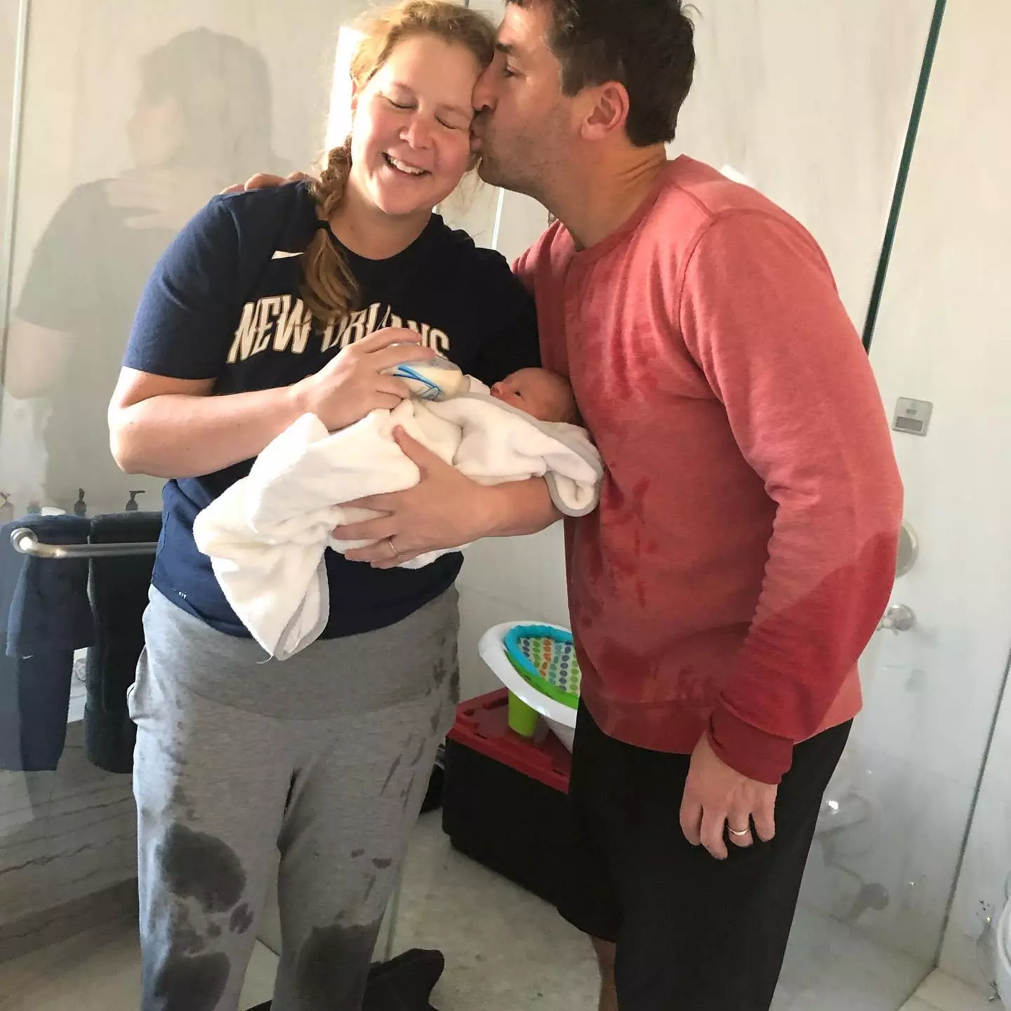The comedian shares her son with Chris Fischer. (@amyschumer/Instagram)