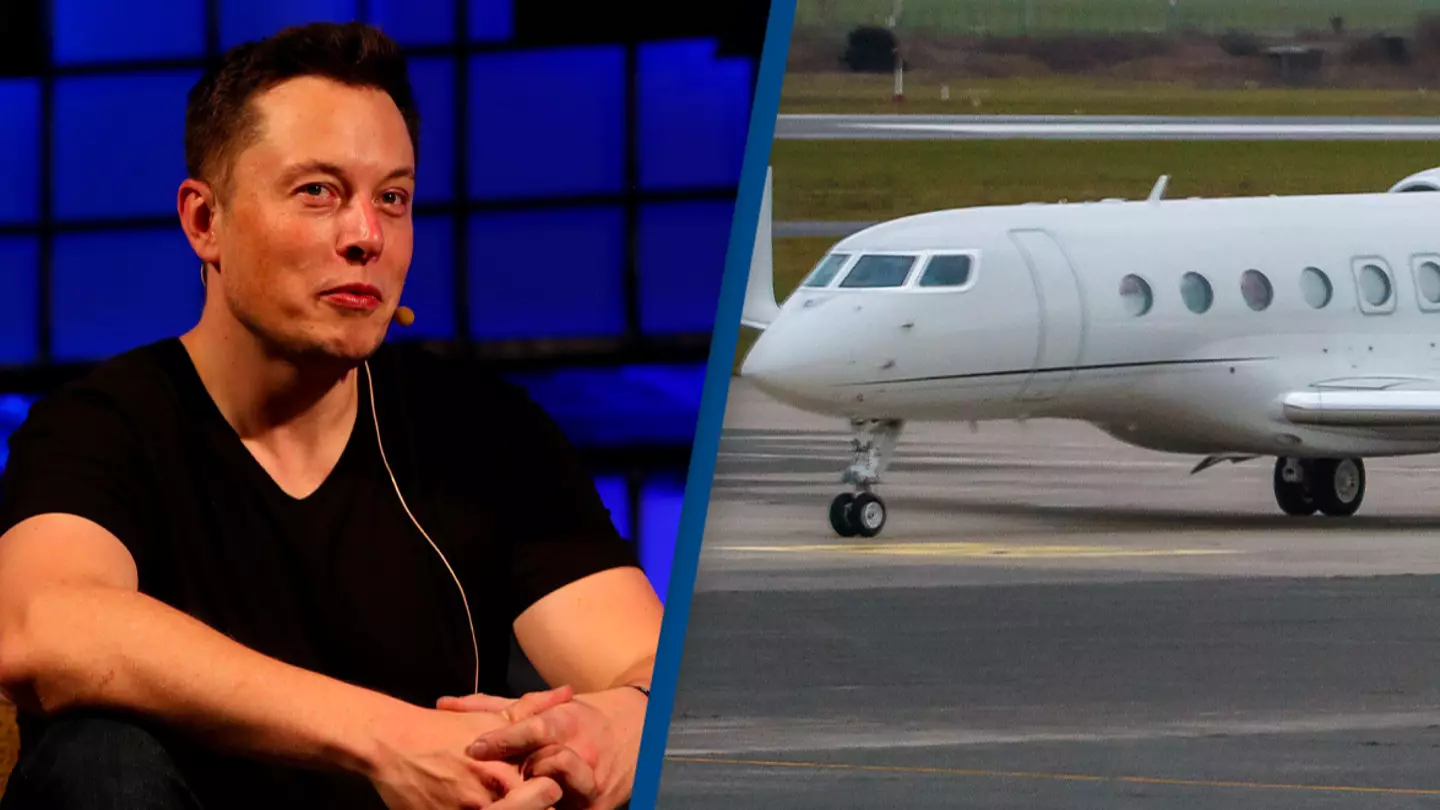 Elon Musk's private jet made 134 flights last year