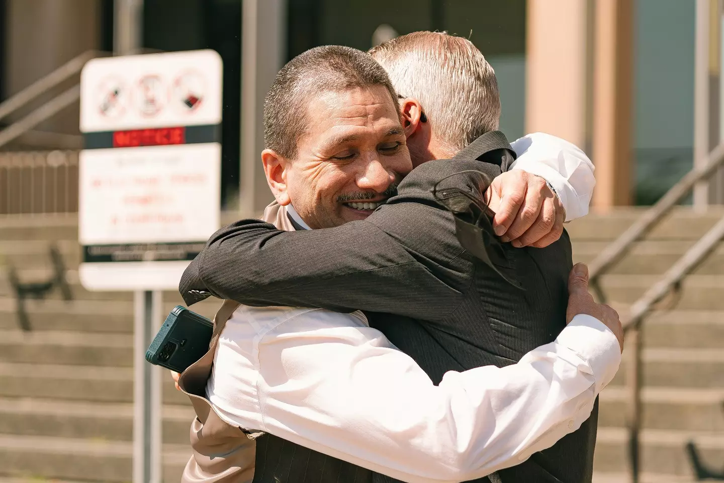 Galvin was freed (Ray Abercrombie/Innocence Project)