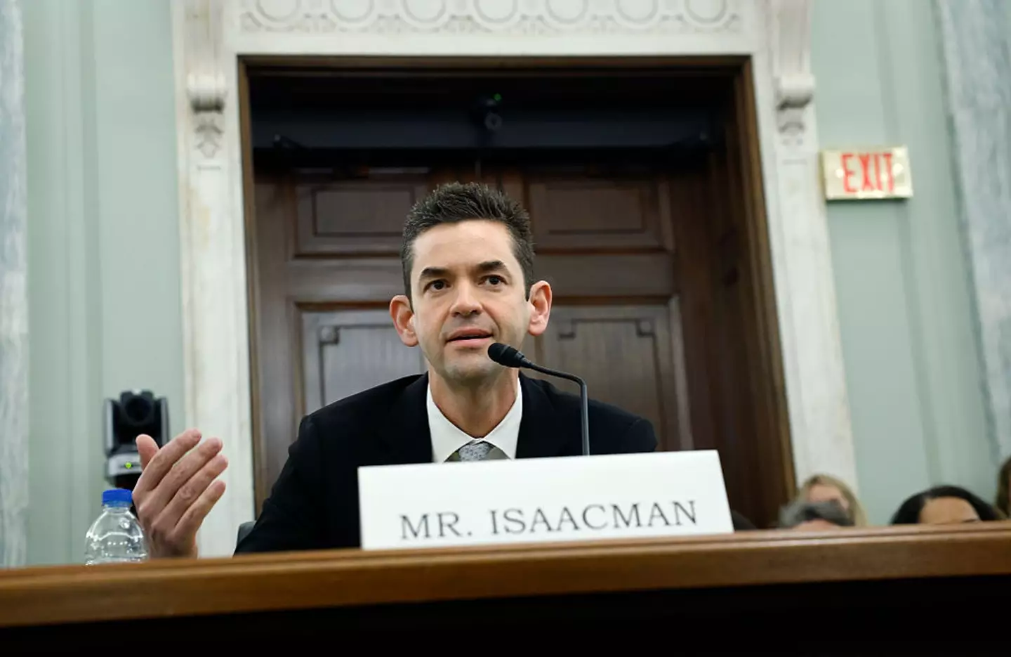 Trump removed the nomination fro Isaacman (Kevin Dietsch/Getty Images)