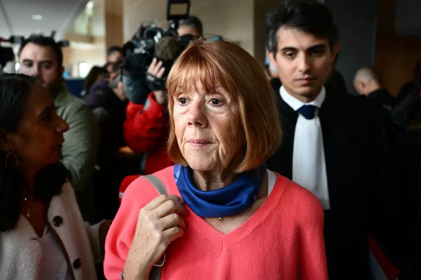 The French woman waived her right to anonymity (CHRISTOPHE SIMON/AFP via Getty Images)