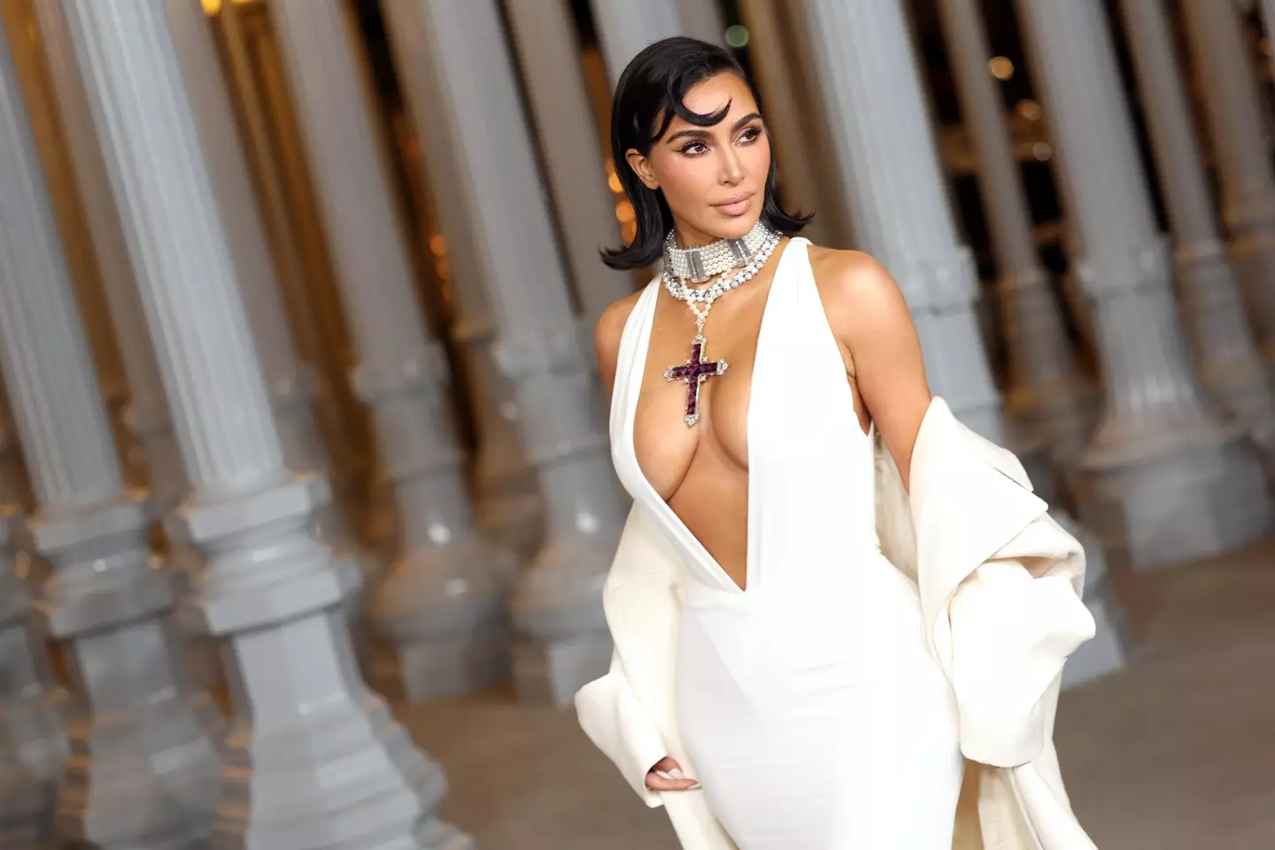 Kim Kardashian has decided to join the Christmas music game (Monica Schipper/Getty Images)