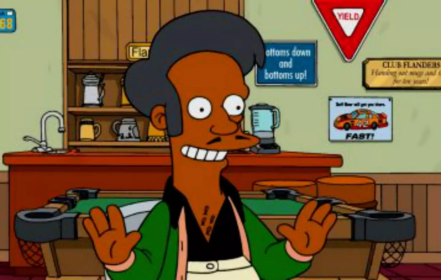 Apu first appeared in The Simpsons in 1990.