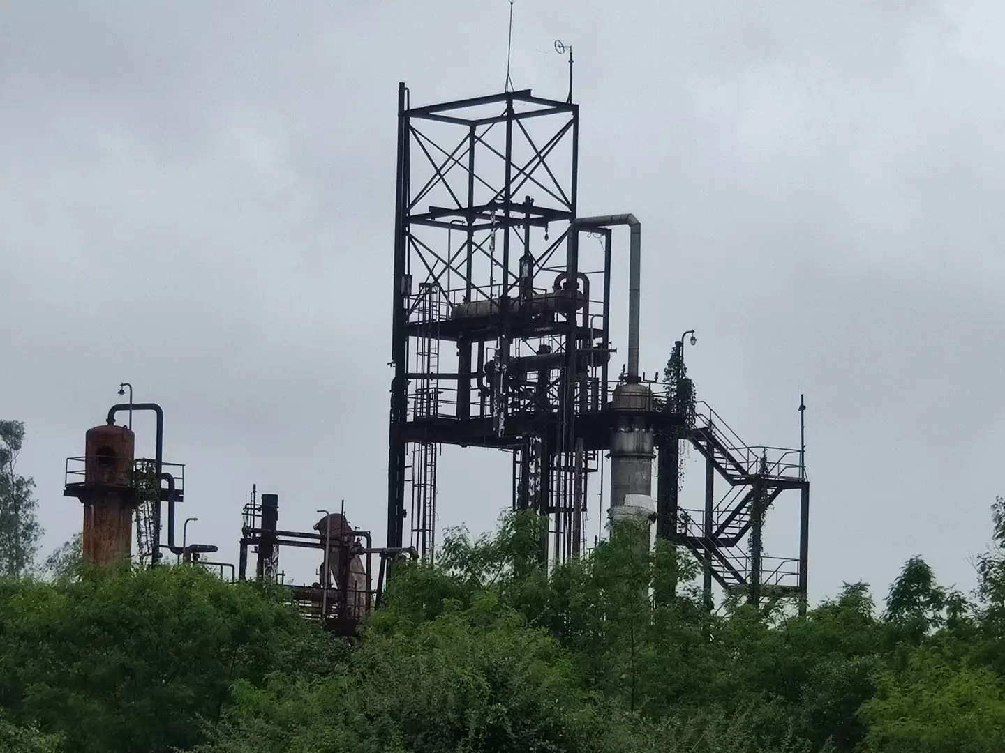 The disused plant is still there. Pallava Bagla/Corbis via Getty Images