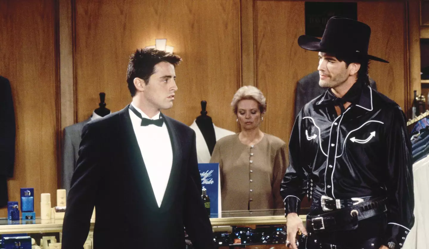 Joel Beeson with Matt Le Blanc on Friends (Warner Bros)