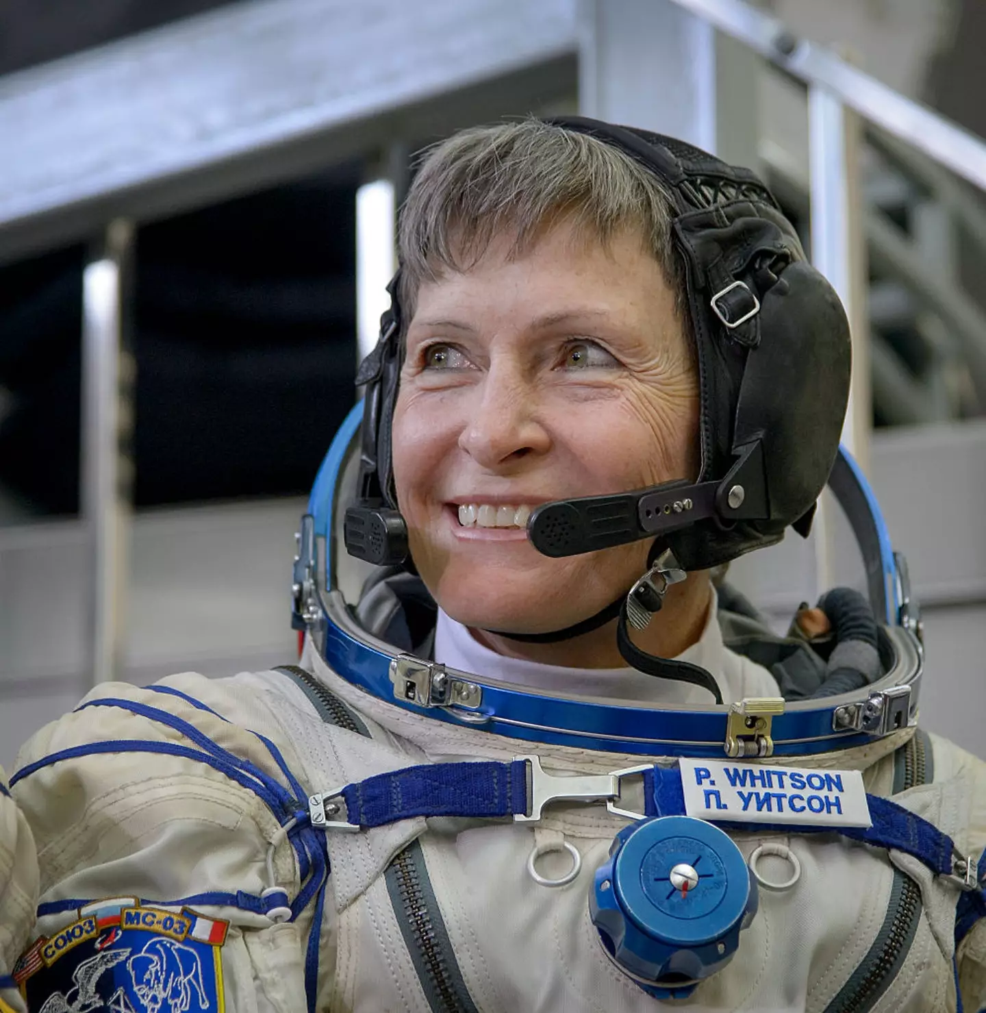 Peggy has spent 695 days in space (Bill Ingalls/NASA via Getty Images)