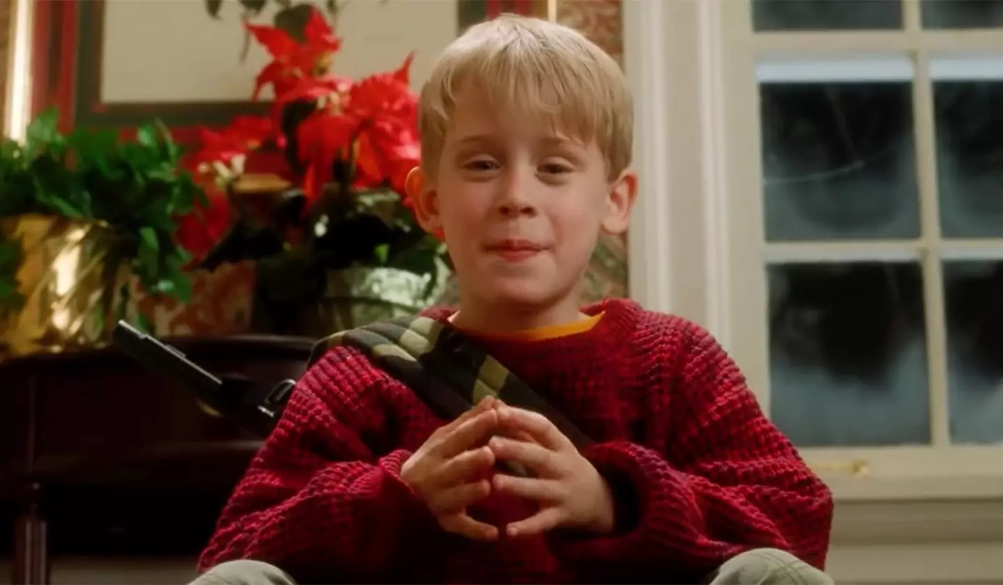 Macaulay Culkin in Home Alone.