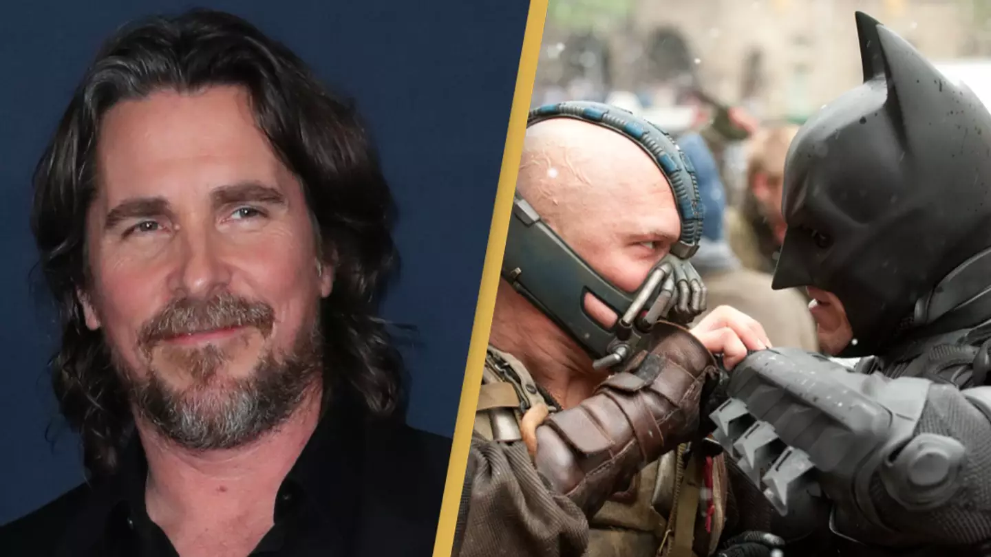 Christian Bale said he and Tom Hardy had a secret code during The Dark Knight Rises filming