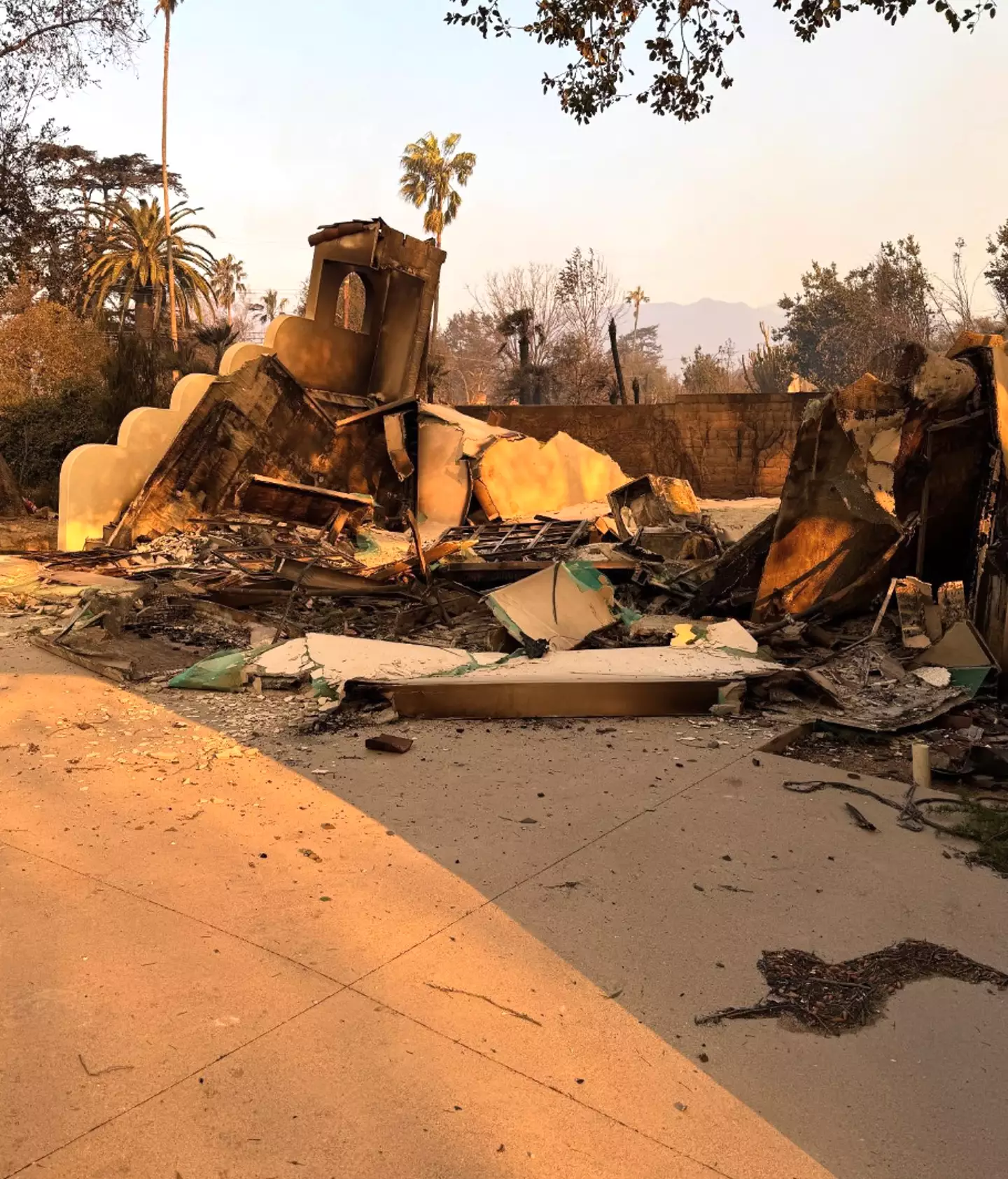Mandy Moore has shared images of destruction caused by the LA wildfires to her Instagram (Instagram/ @mandymooremm)