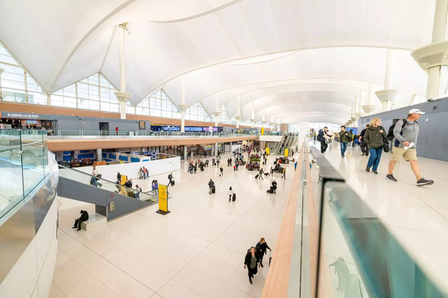 The gargoyles lurk somewhere in the airport (Denver International Airport)