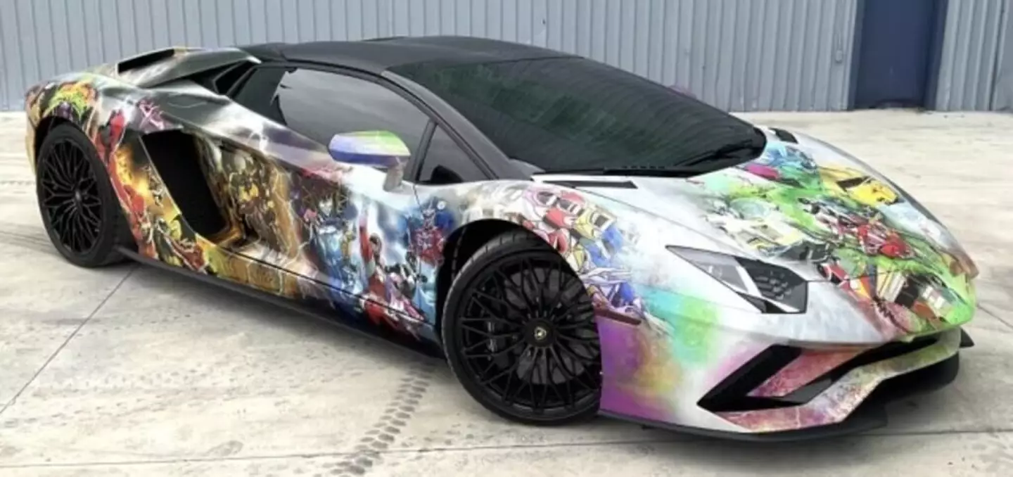 This Lamborghini currently has the highest bid, of $380,000.