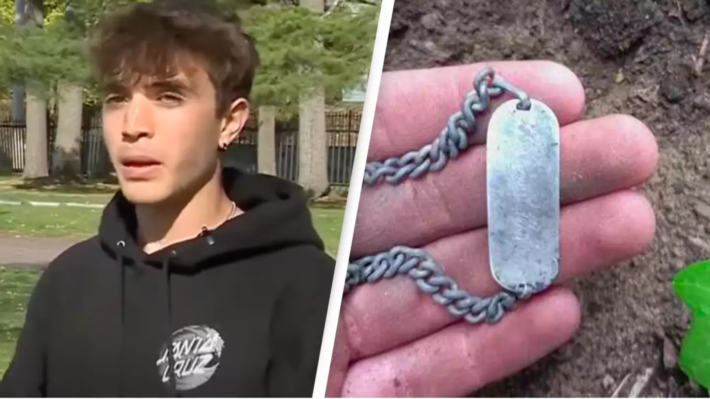 Italian teenager finds Boston WW2 soldier's bracelet and makes it his mission to return it