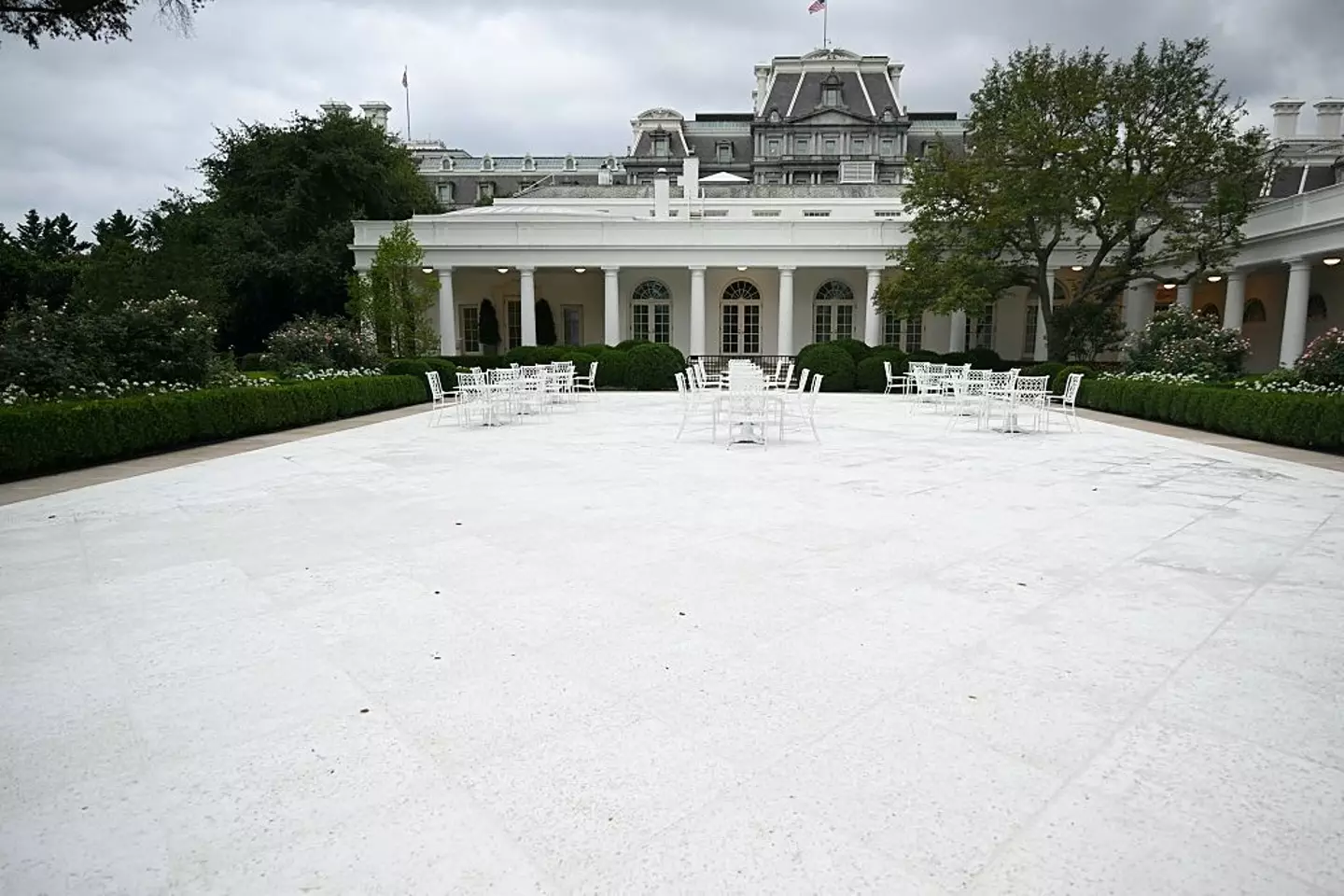 The new Rose Garden (JIM WATSON/AFP via Getty Images)